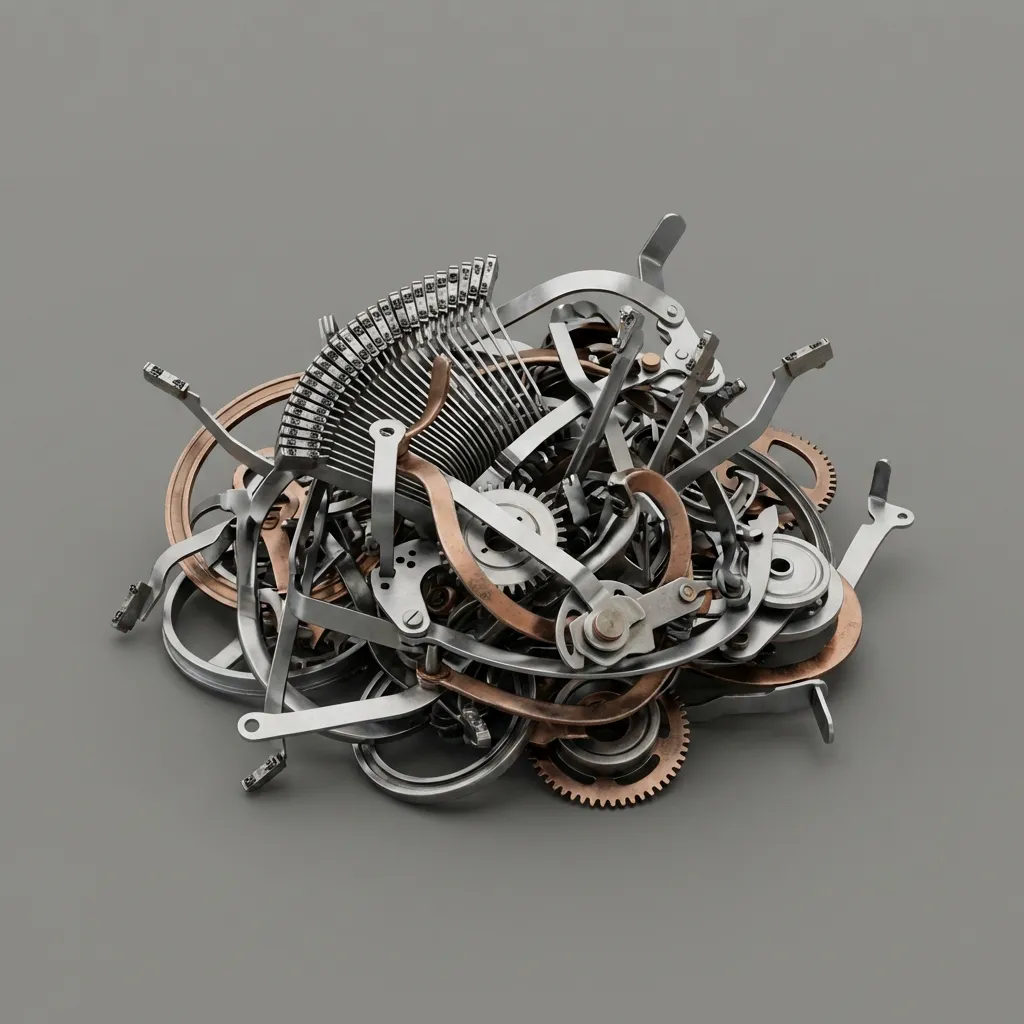 Typewriter jam